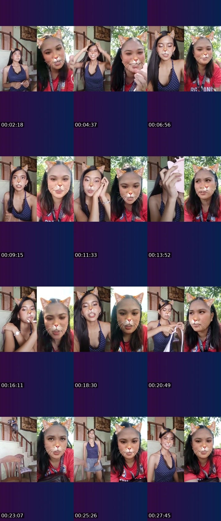Contact-sheet preview of 🧿👸Kaee🌼's Liveme recording