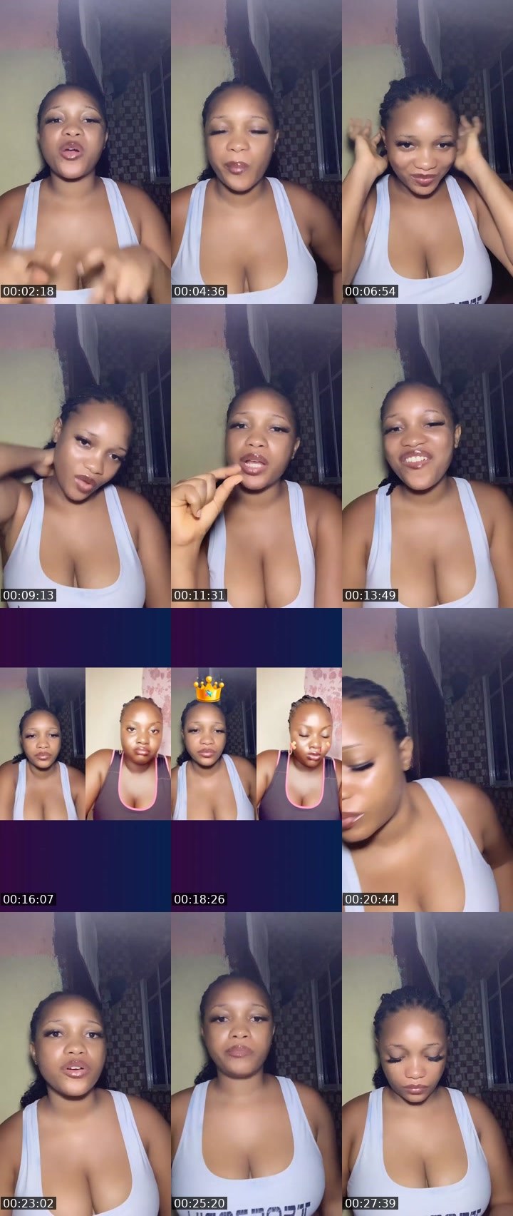 Contact-sheet preview of Vanessa🥰🥰's Liveme recording