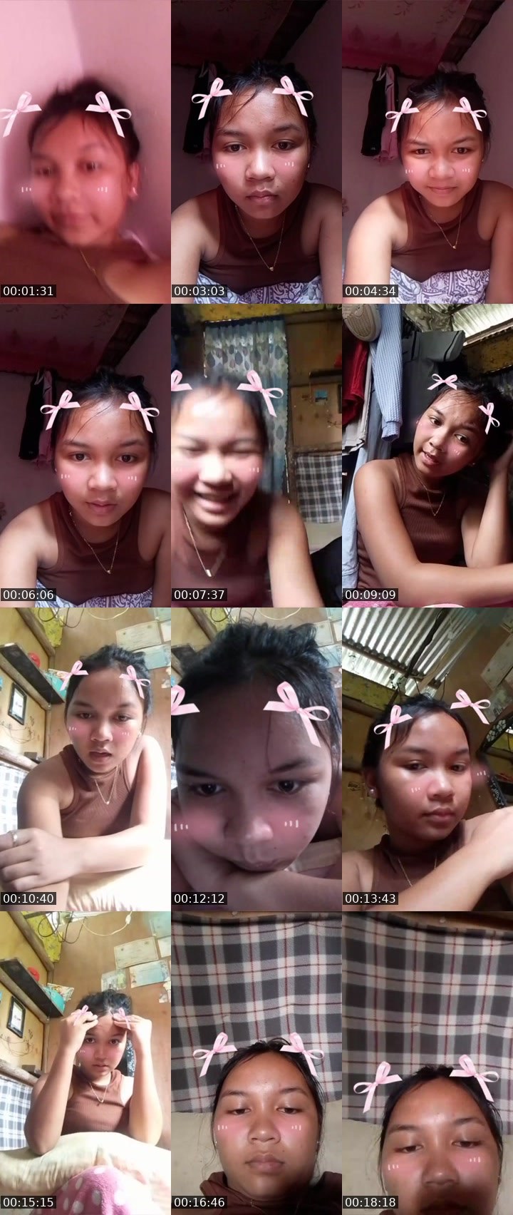 Contact-sheet preview of 💎ᴰᴮshena's Liveme recording