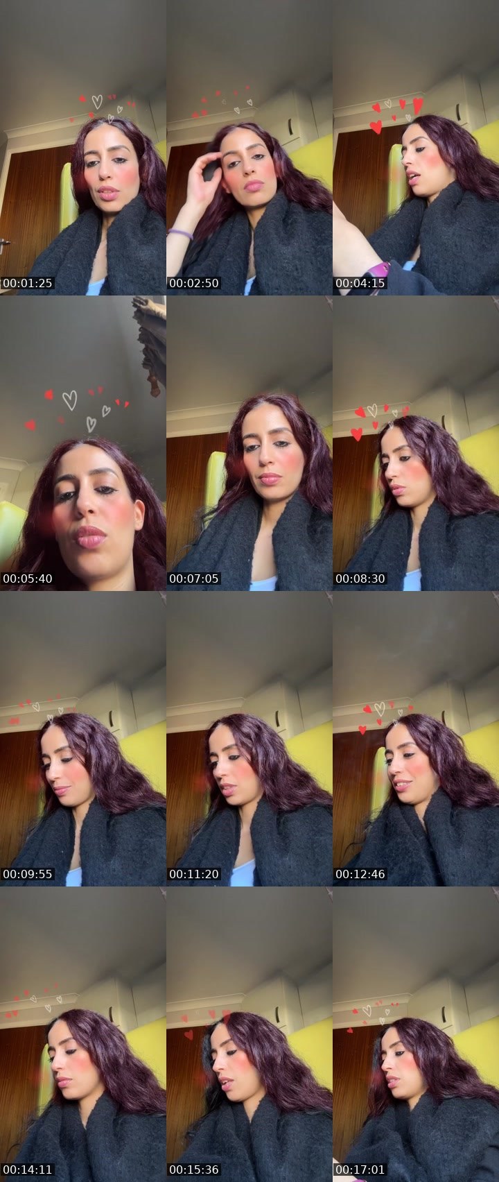Contact-sheet preview of 𝐌𝐘𝐒𝐓𝐄𝐑𝐘 🐝's Liveme recording