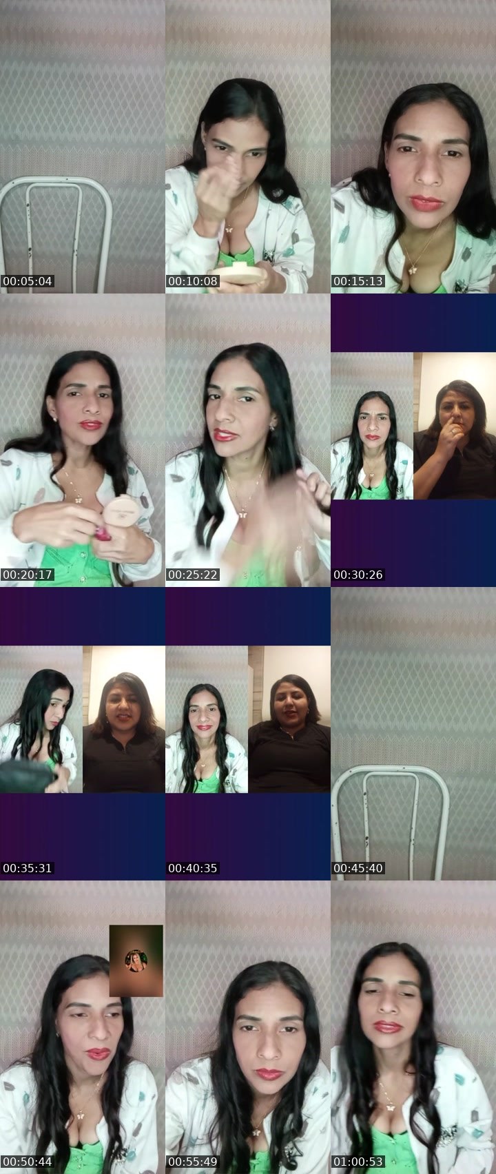 Contact-sheet preview of 🌈♦️LAFLACA's Liveme recording