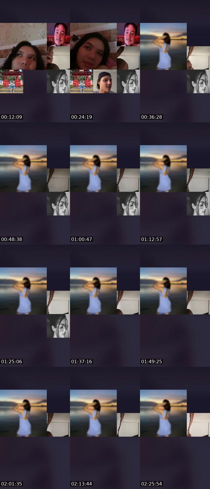 Contact-sheet preview of 👸🏻🪬Camze🧚🔵💋's Liveme recording