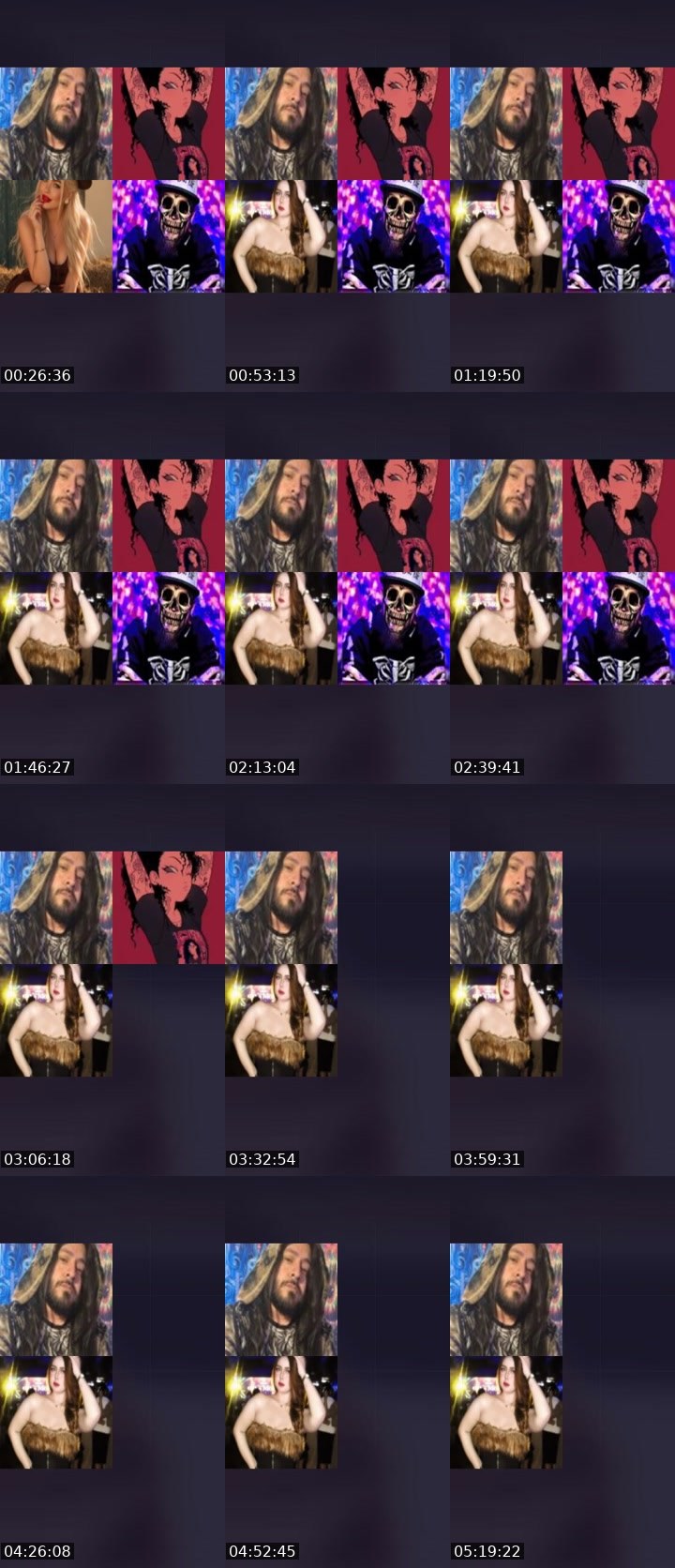 Contact-sheet preview of 𝕃ucas 𝕊corpio's Liveme recording