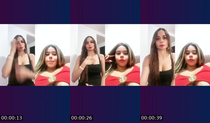 Contact-sheet preview of Maeva 🥂's Liveme recording