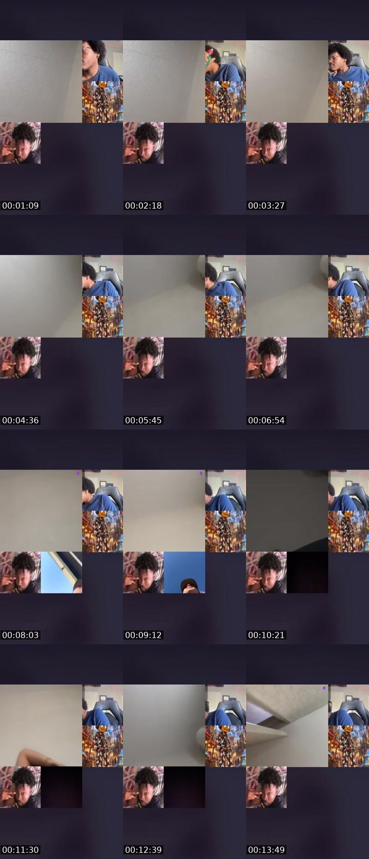 Contact-sheet preview of Moneybaby🩷's Liveme recording