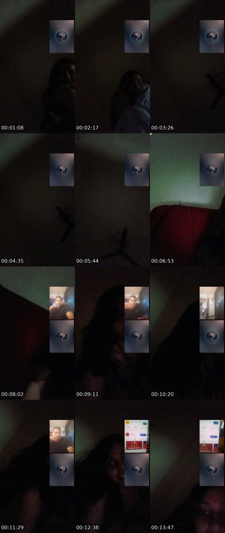 Contact-sheet preview of sanvi1's Liveme recording