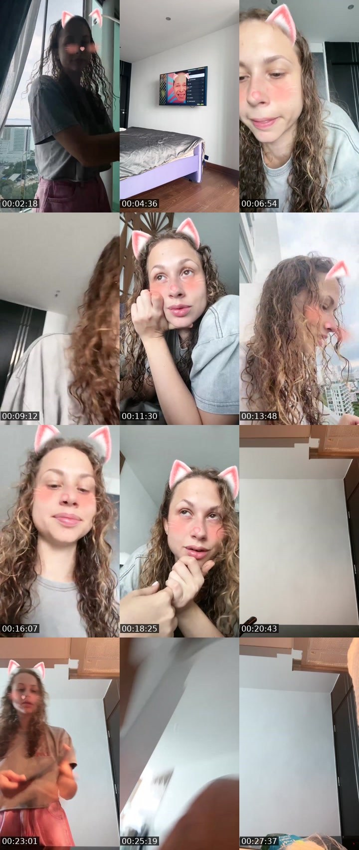 Contact-sheet preview of 𝙆𝙞𝙨𝙨𝙖💘's Liveme recording