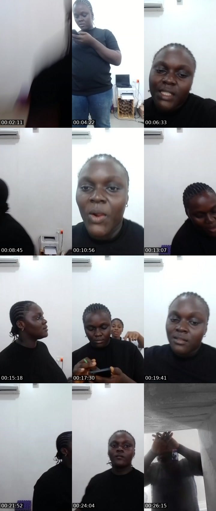 Contact-sheet preview of Annie💕💕's Liveme recording