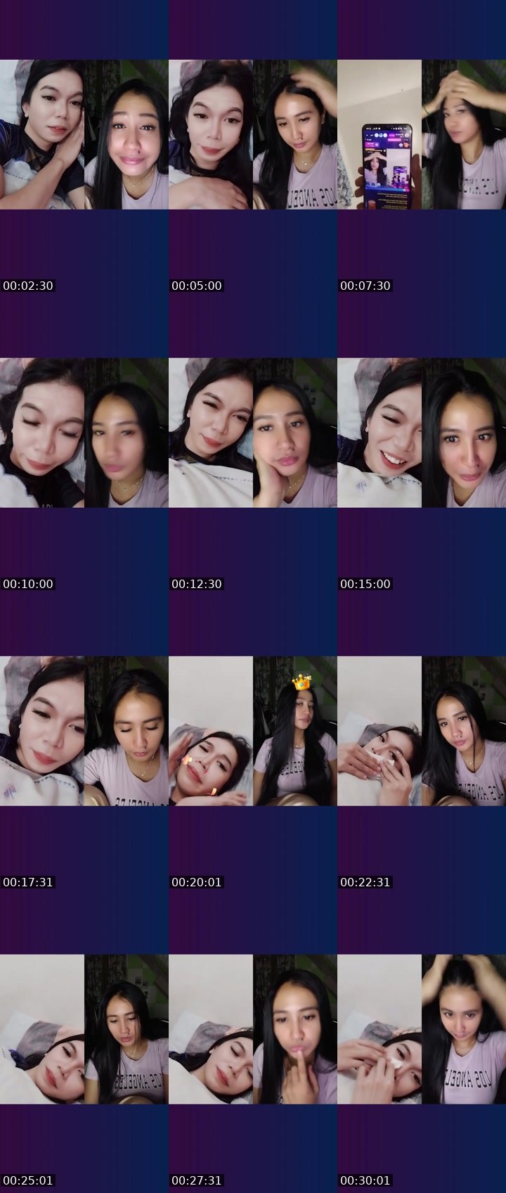 Contact-sheet preview of 👸Sofia🔮's Liveme recording