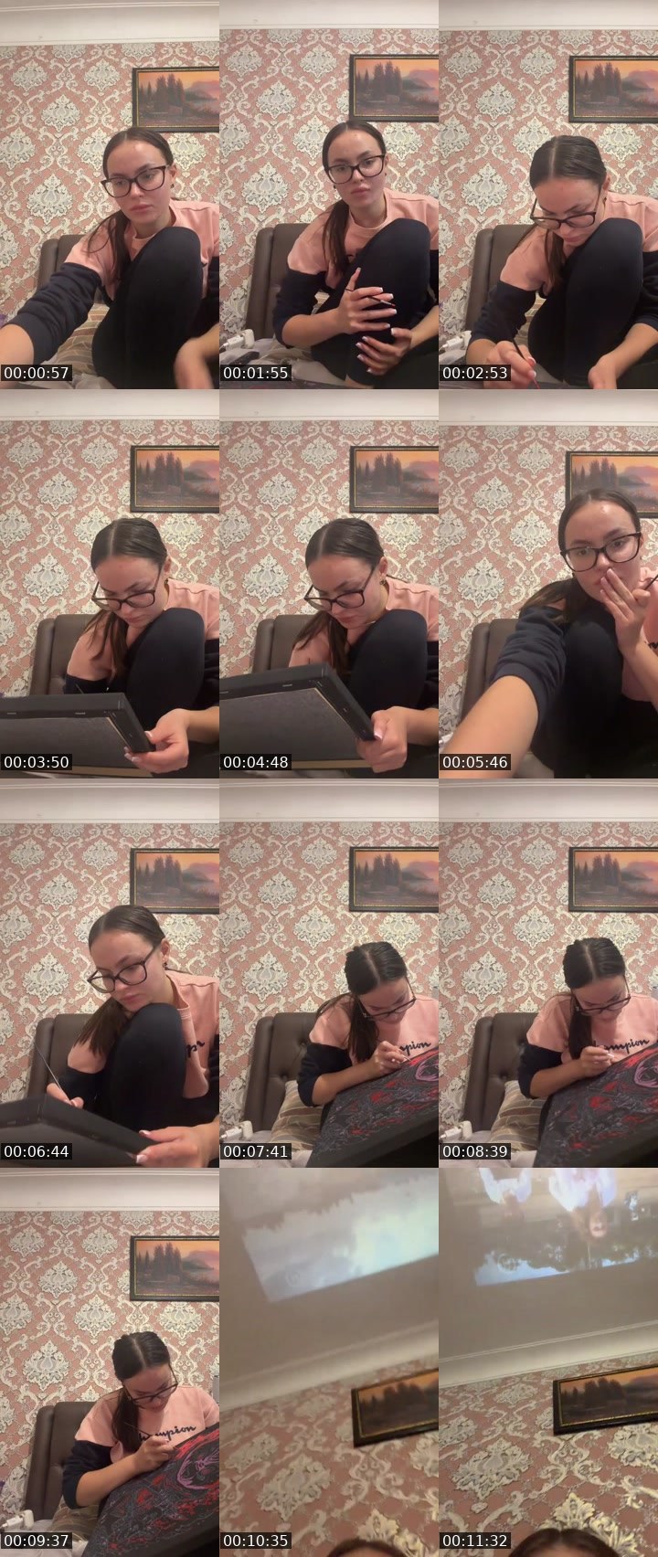 Contact-sheet preview of Meellkis's Liveme recording
