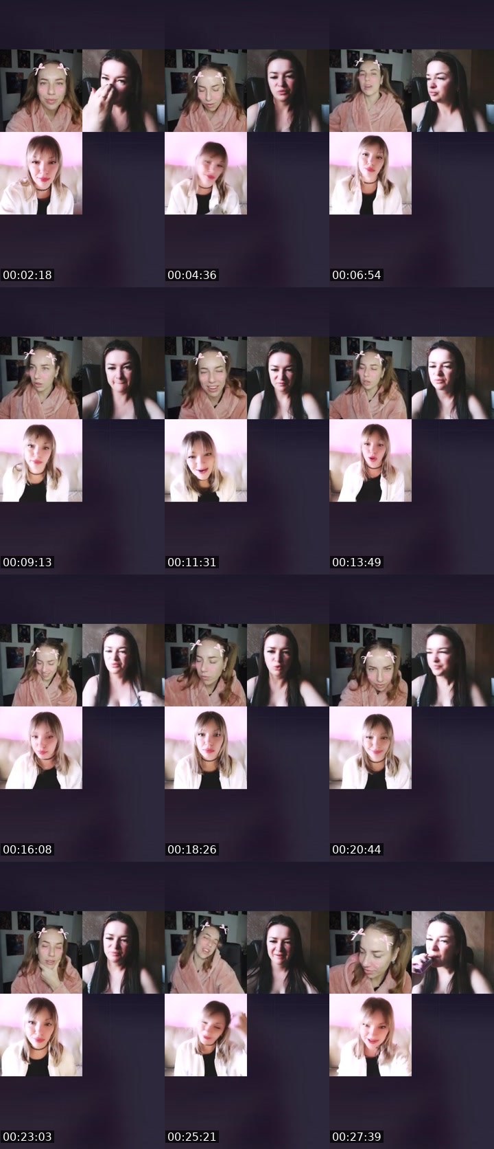 Contact-sheet preview of 💎YULIIA FAKAS's Liveme recording