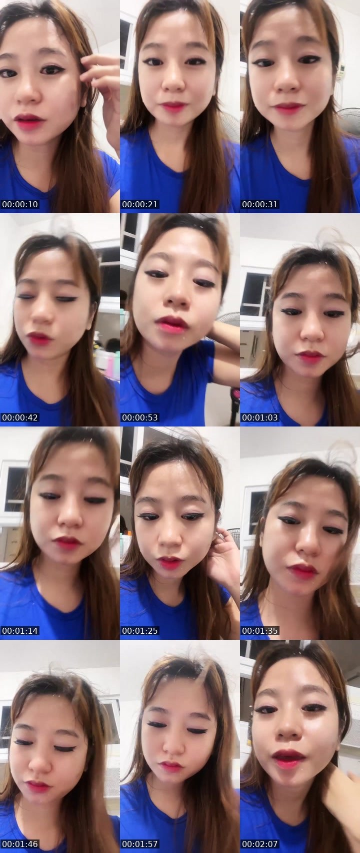 Contact-sheet preview of TA⃟🪽kimchi🐉's Liveme recording
