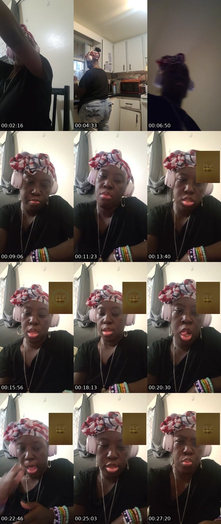 Contact-sheet preview of 🍭 CANDYGIRL🍬's Liveme recording
