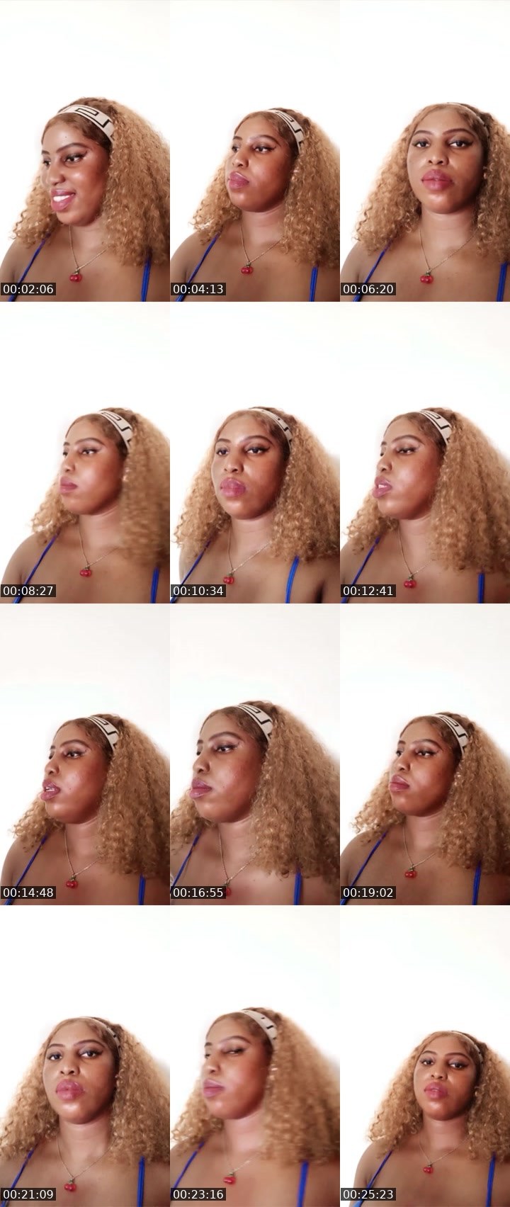 Contact-sheet preview of Caramel 🏦's Liveme recording
