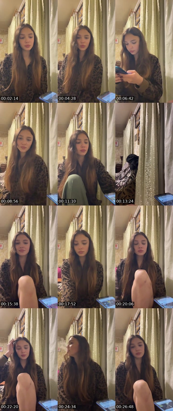 Contact-sheet preview of Roxy👾's Liveme recording