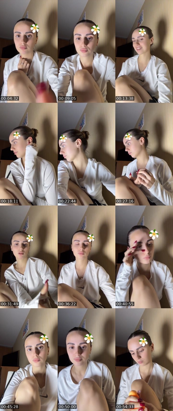 Contact-sheet preview of 𝓑𝓪𝓶𝓫𝓲 𝓔𝔂𝓮𝓼's Liveme recording
