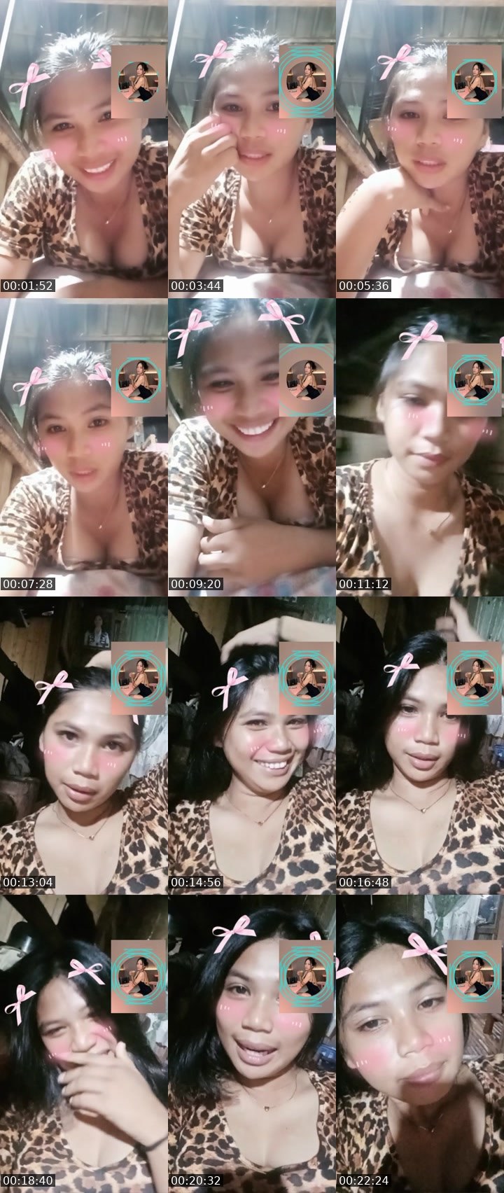 Contact-sheet preview of ☝️❤️XYREL's Liveme recording