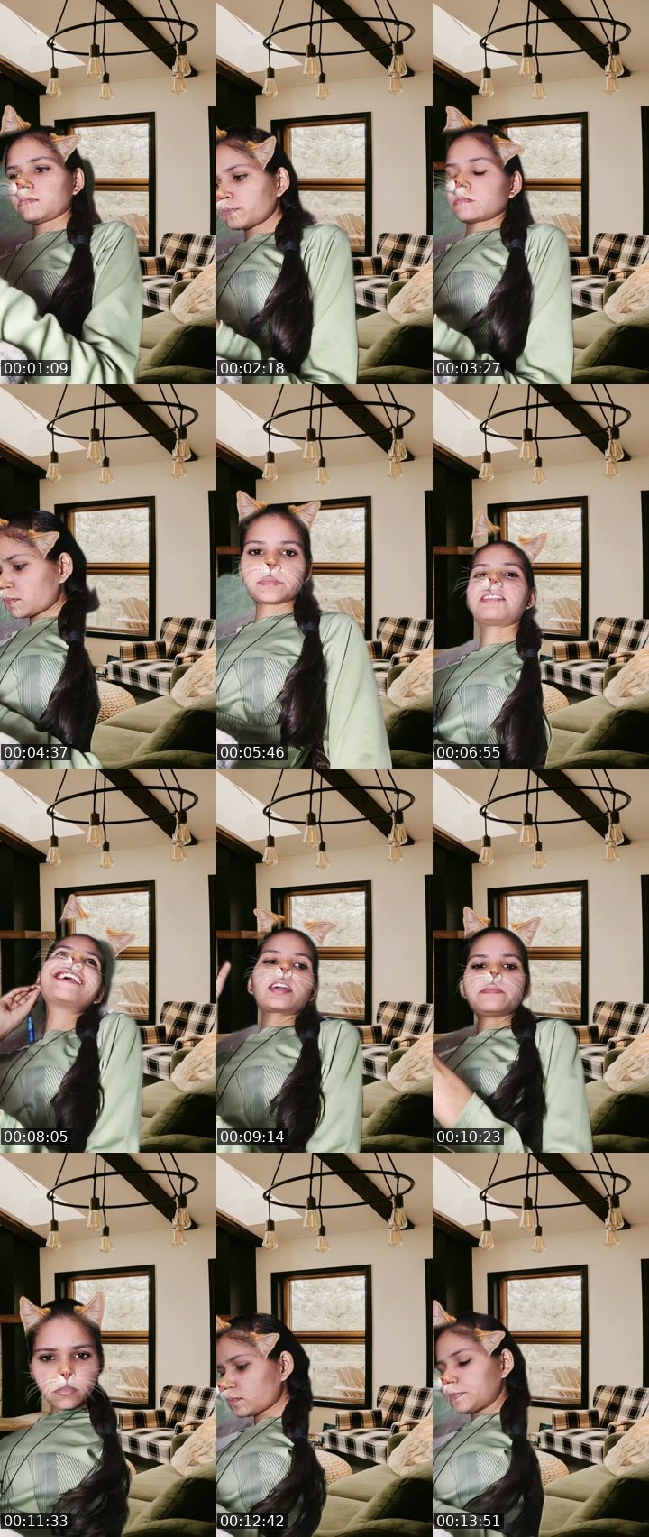 Contact-sheet preview of ⚜️Moon🌙🩵💯's Liveme recording
