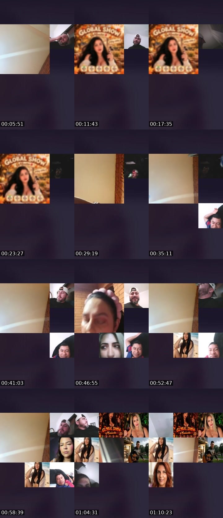 Contact-sheet preview of 𓄂𝐌😈𝐳ão 🔥's Liveme recording