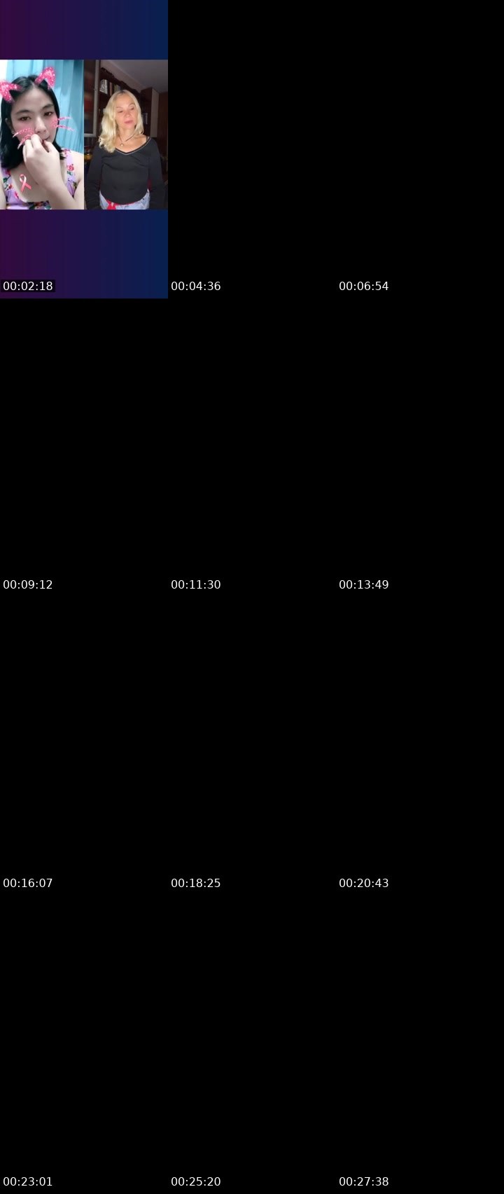 Contact-sheet preview of 9kℹ️Celine🩷's Liveme recording