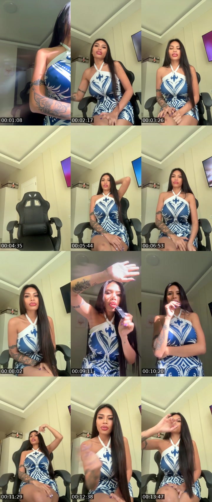 Contact-sheet preview of Hanni🫶🏻's Liveme recording
