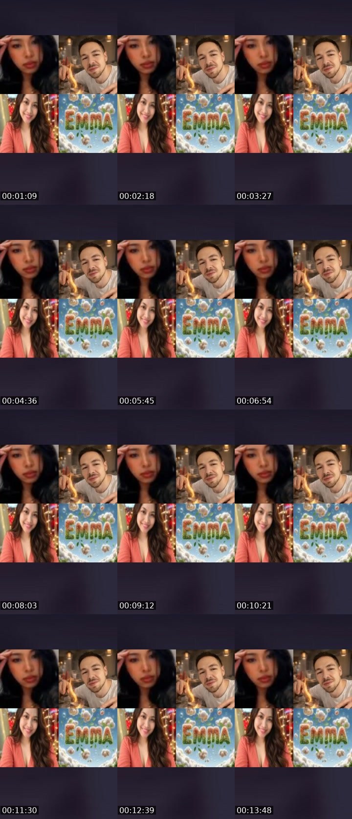 Contact-sheet preview of 🔥ωⓣғ💚's Liveme recording