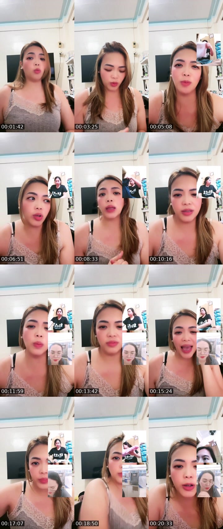 Contact-sheet preview of 4.1K🌶️👸🏻Slurphy🫧's Liveme recording