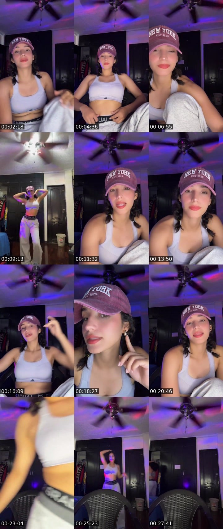 Contact-sheet preview of 💙Haydy💠's Liveme recording