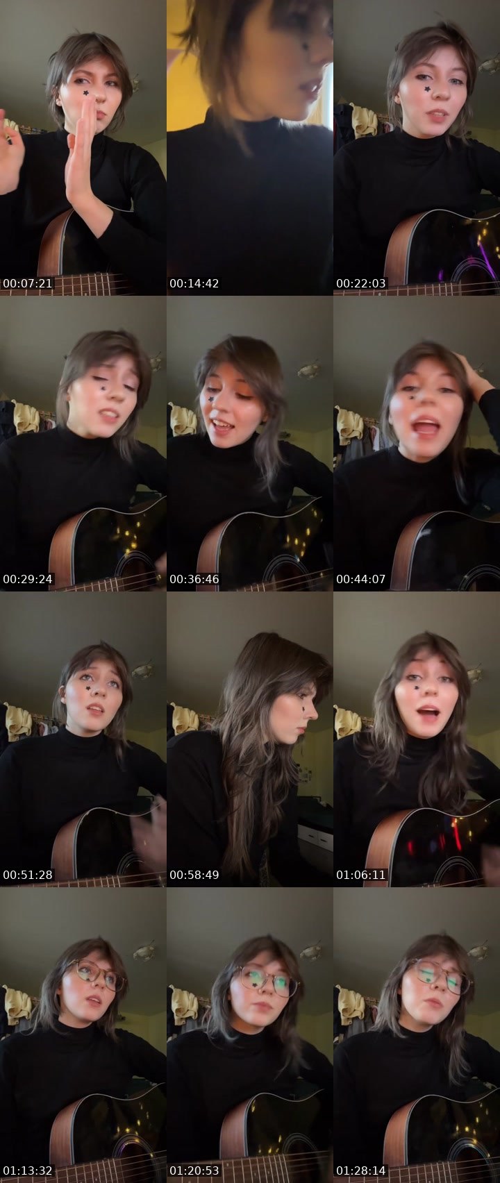 Contact-sheet preview of 👑daria!🦷's Liveme recording