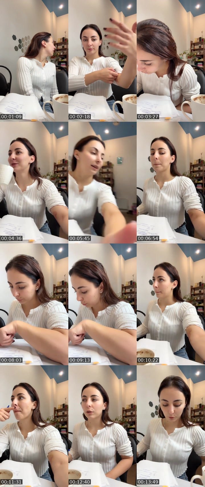 Contact-sheet preview of Zaika🌺's Liveme recording