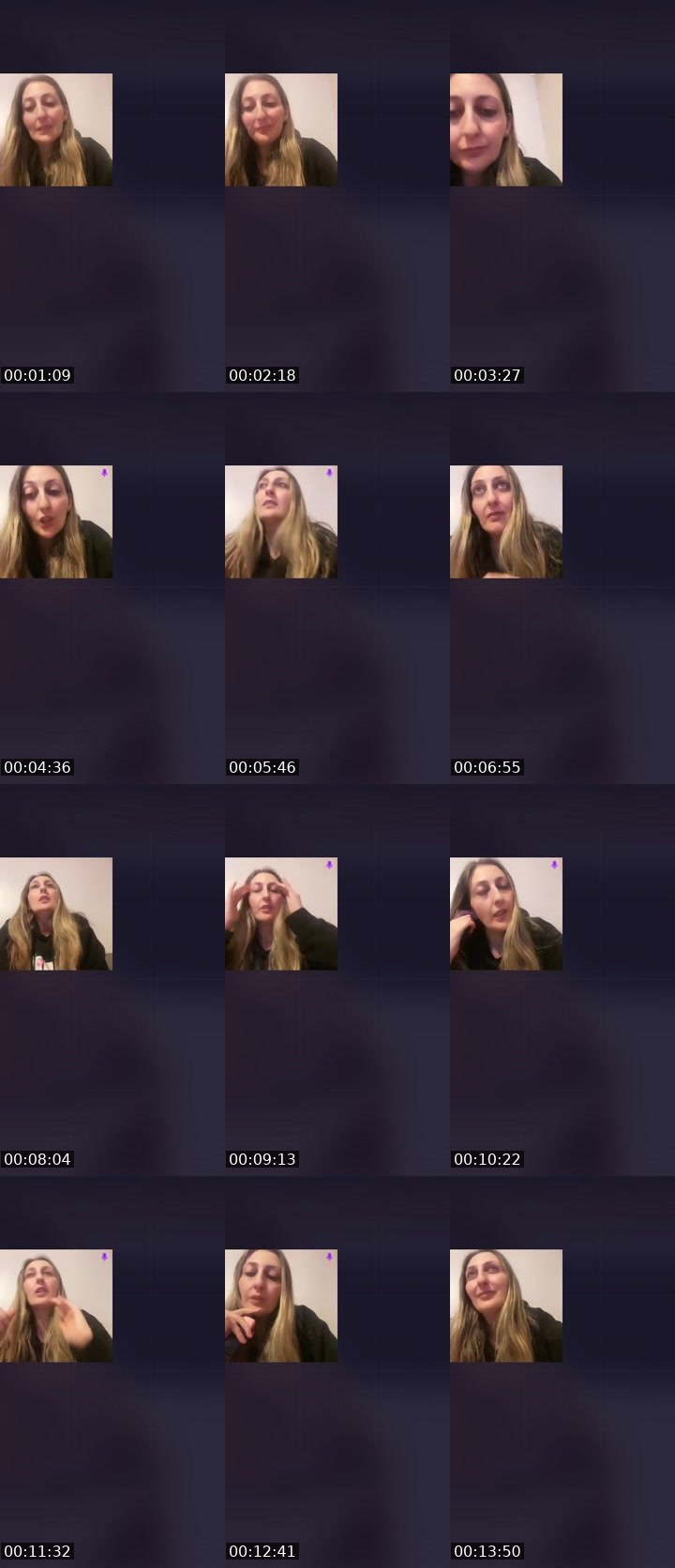 Contact-sheet preview of 🦋🦋 𝓝𝓲𝓷𝓪 🦋🦋's Liveme recording