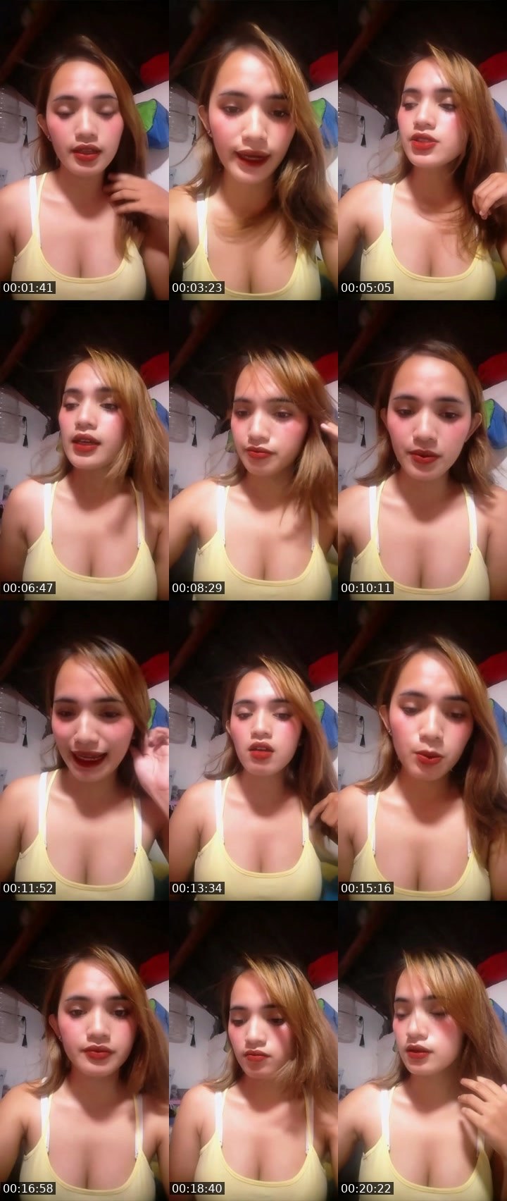 Contact-sheet preview of cazumichi's Liveme recording