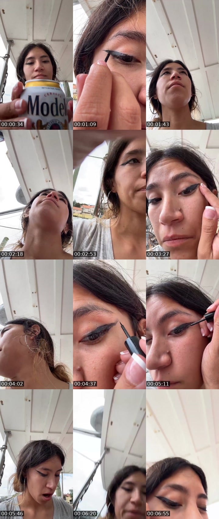 Contact-sheet preview of Celine Bean's Liveme recording