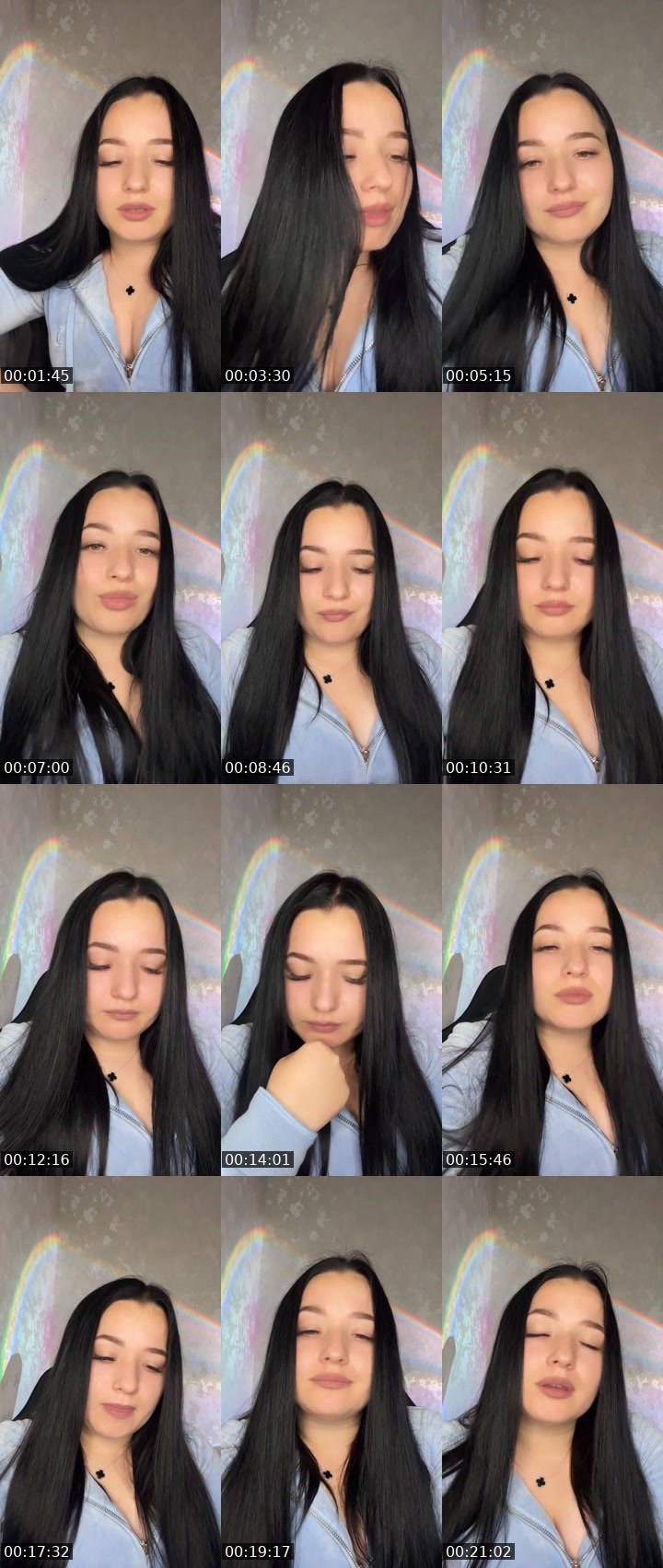 Contact-sheet preview of 𝓢𝓷𝓮𝓳𝓪💋's Liveme recording