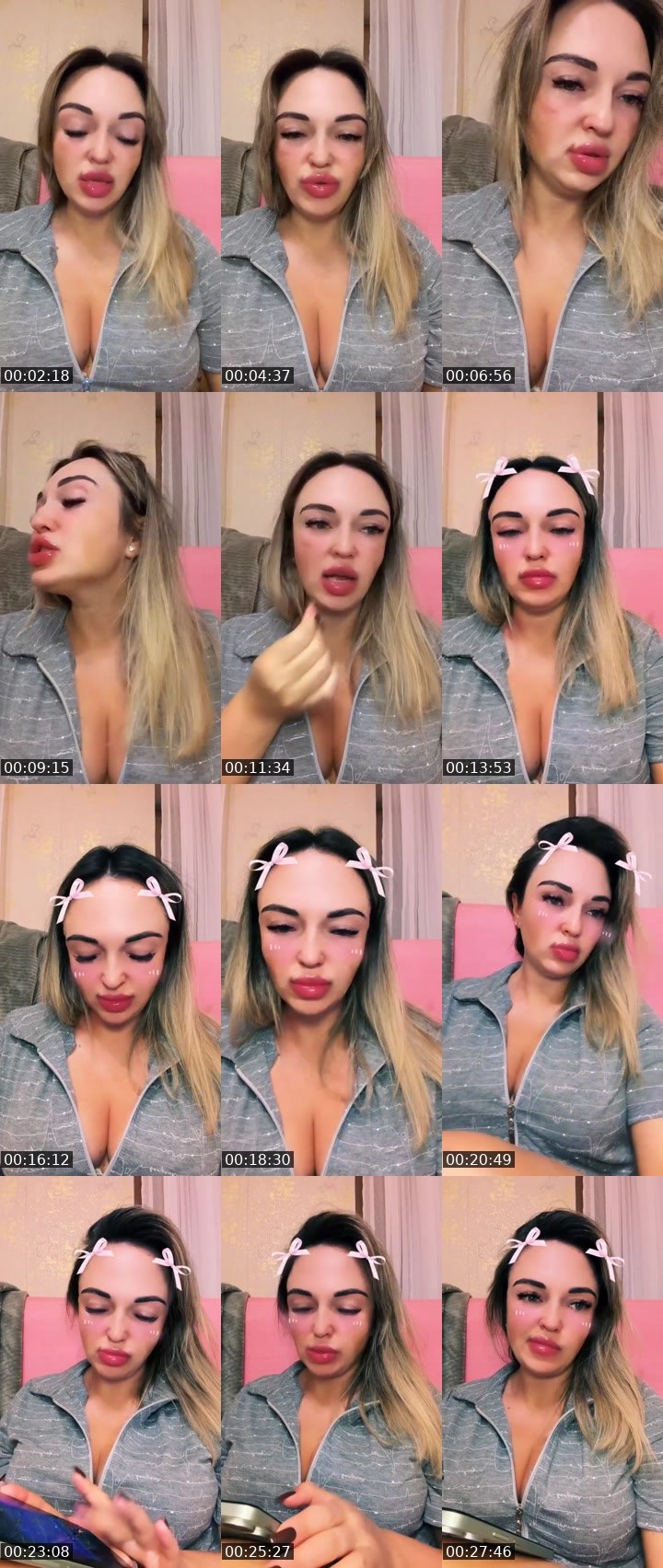 Contact-sheet preview of 𝙑𝙞𝙠𝙪𝙨𝙞𝙠💚's Liveme recording