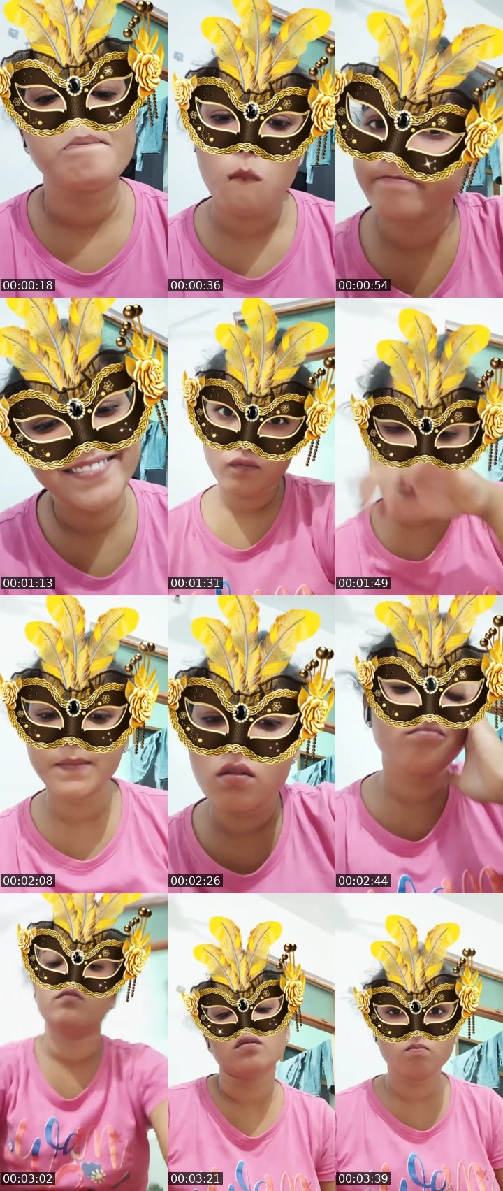 Contact-sheet preview of riyarajput001's Liveme recording