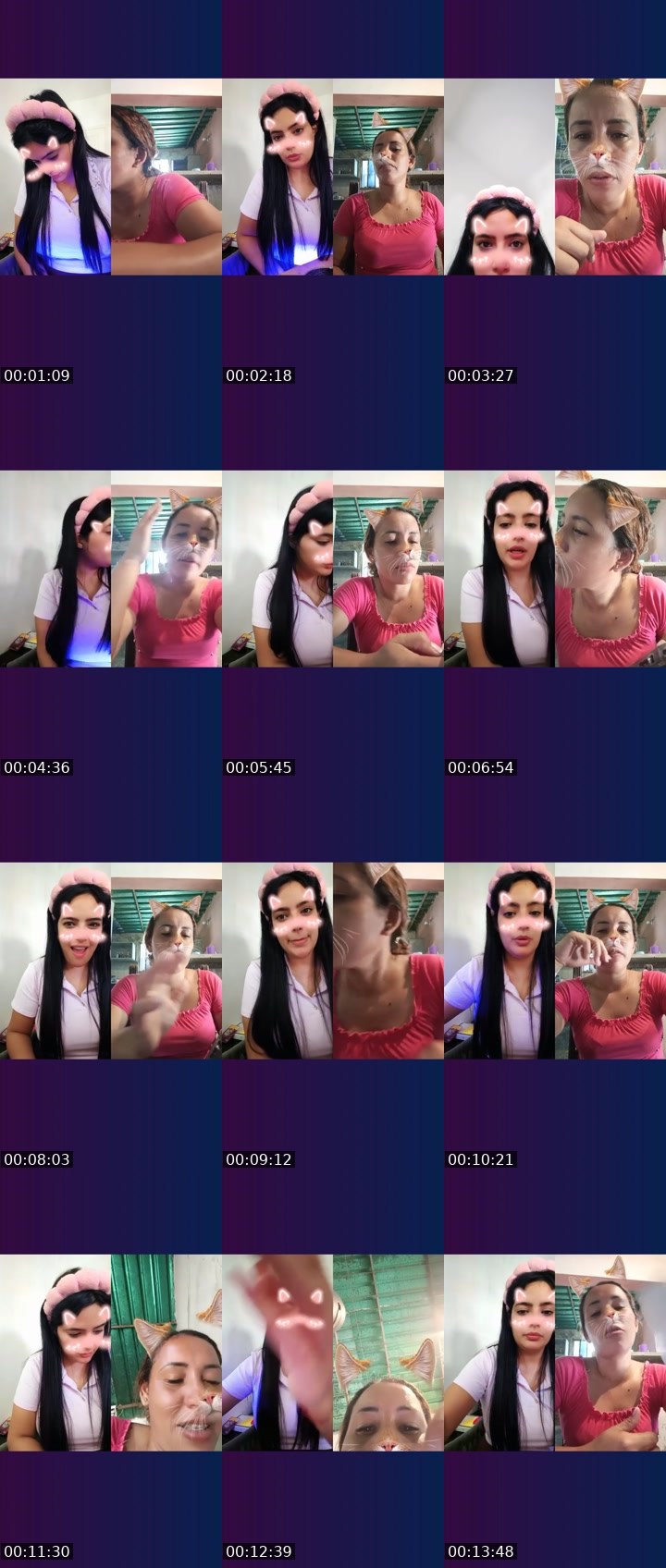 Contact-sheet preview of 👑⃤Yคritah🌸's Liveme recording