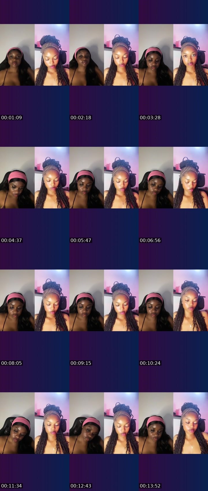 Contact-sheet preview of ❤️DYIA🥛😈's Liveme recording
