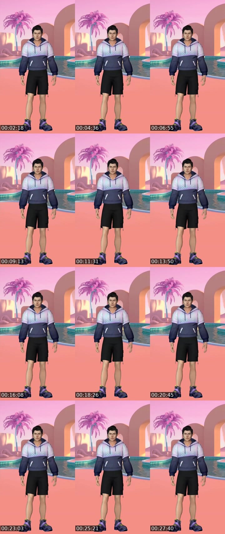 Contact-sheet preview of EUTAH🇯🇵KOBE 🏄‍♂️'s Liveme recording
