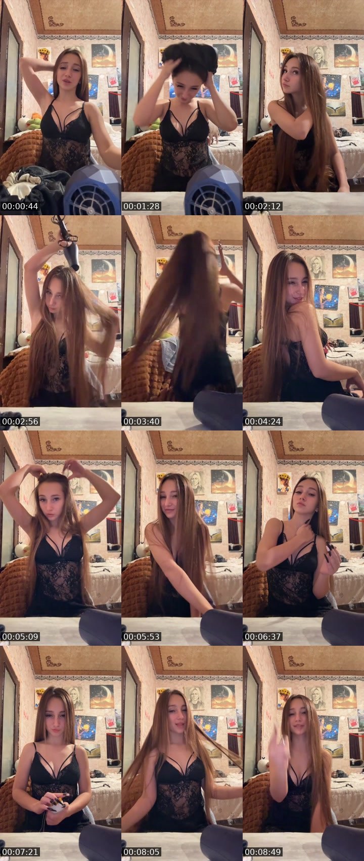Contact-sheet preview of Conera_baby🐾's Liveme recording