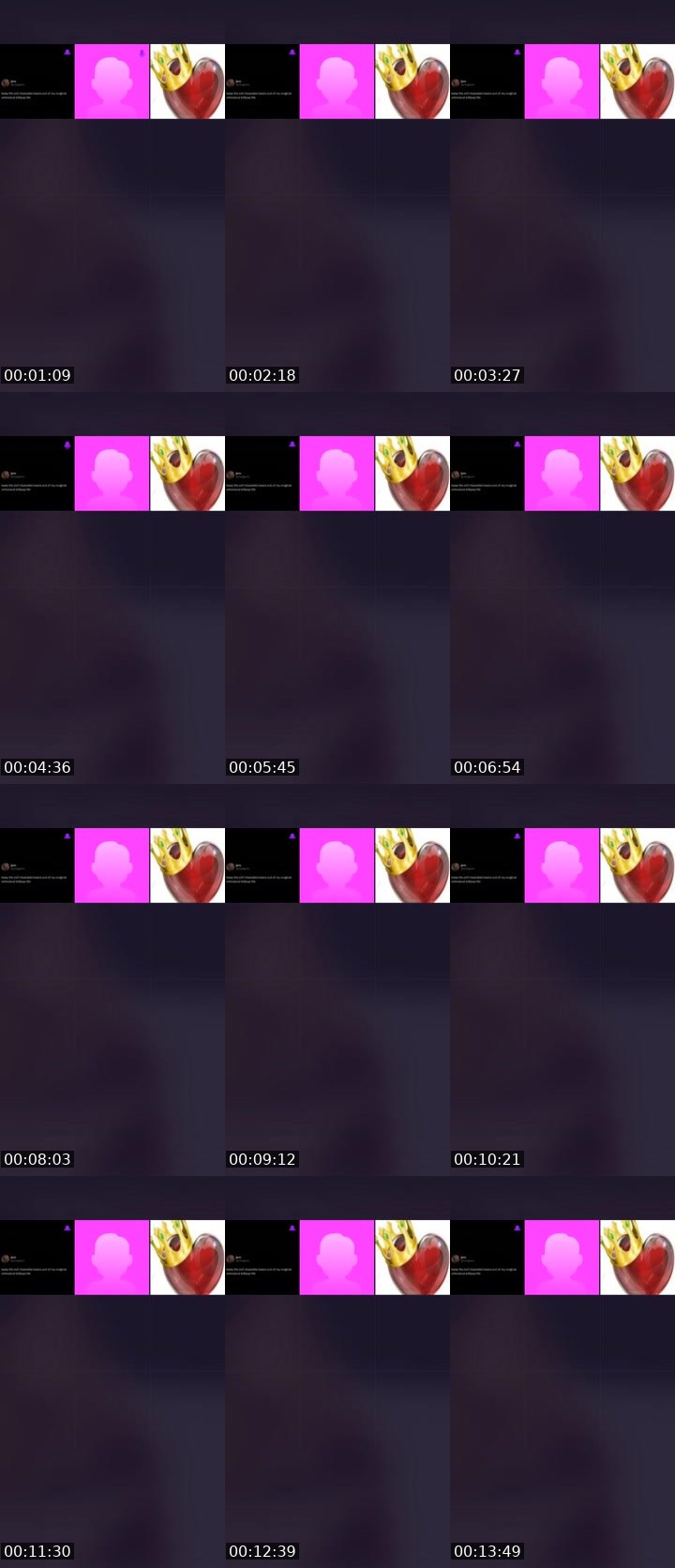 Contact-sheet preview of spicy🥵's Liveme recording