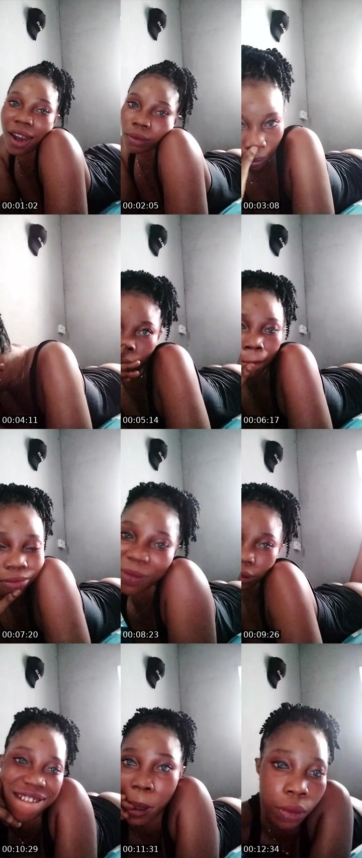 Contact-sheet preview of Touch me's Liveme recording