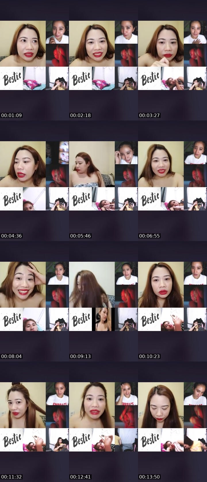 Contact-sheet preview of 🥨Jellyfish🪼's Liveme recording