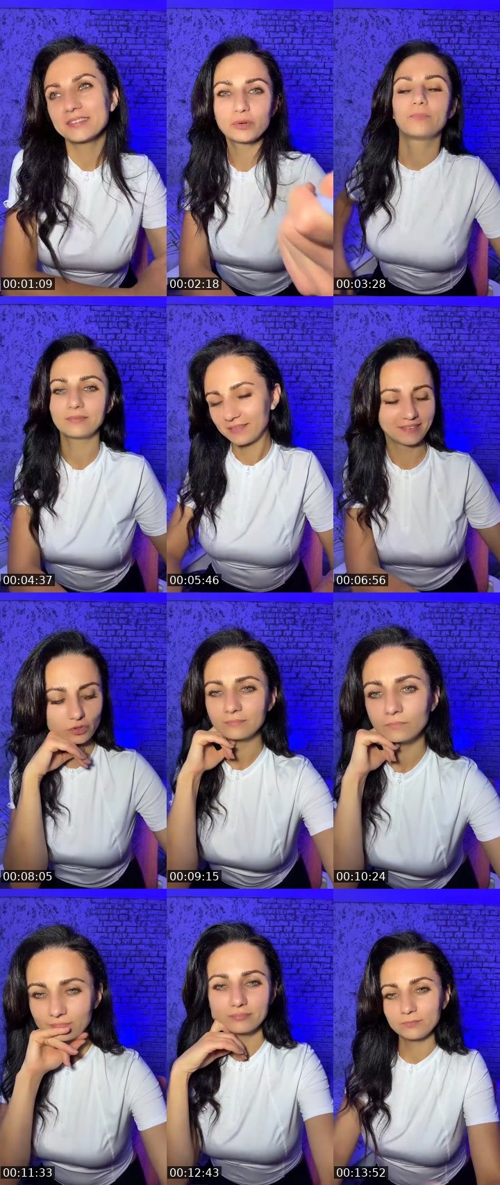 Contact-sheet preview of Khasmyn 🩵's Liveme recording