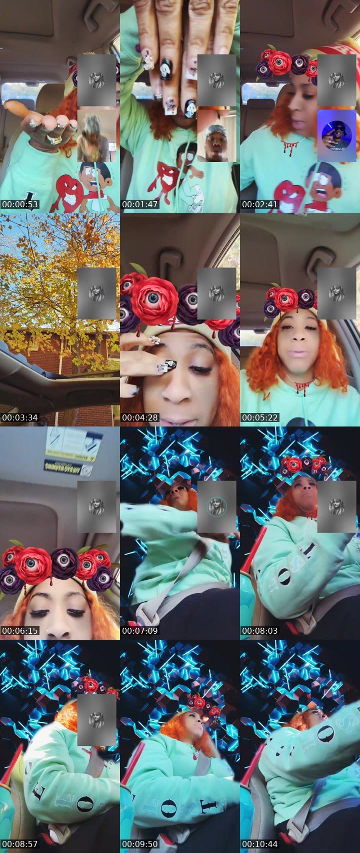 Contact-sheet preview of 🦾🐻Highyella🔆⃤'s Liveme recording