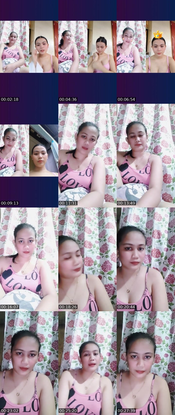 Contact-sheet preview of 👸mich🦸 (NP)'s Liveme recording