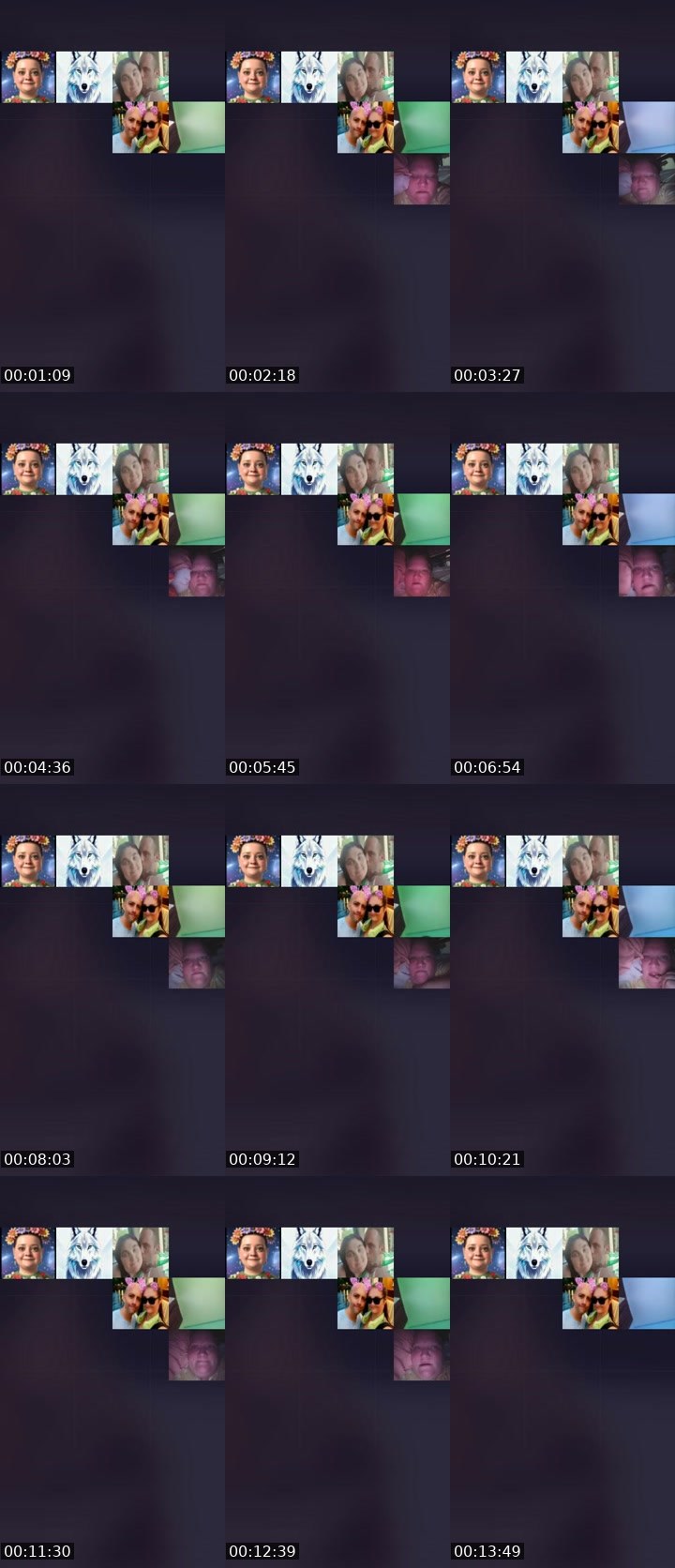Contact-sheet preview of 🔰6NR6🔰Bingo's Liveme recording