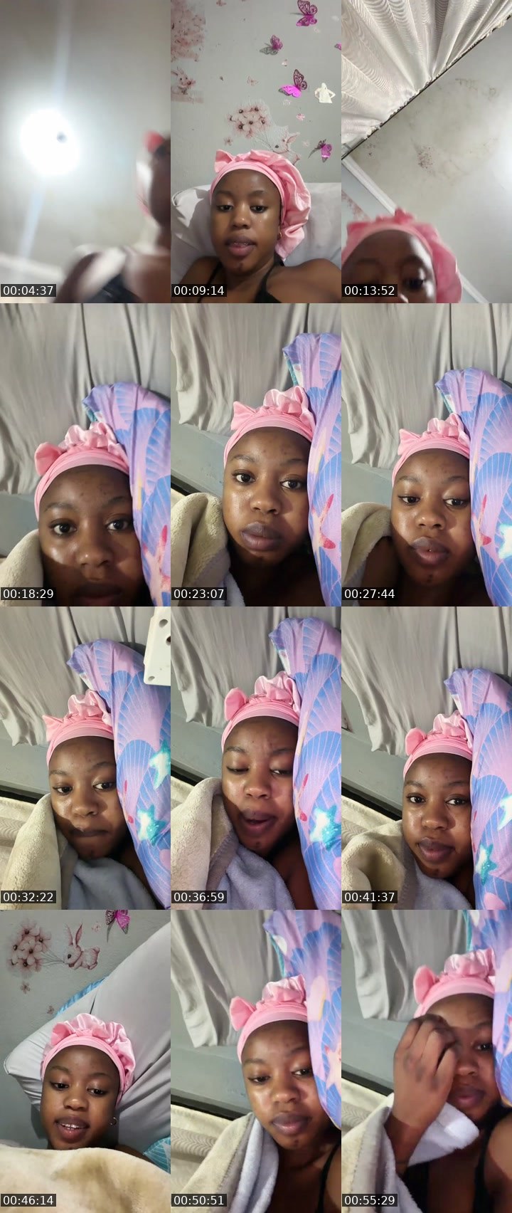 Contact-sheet preview of GrACe🌸💦's Liveme recording