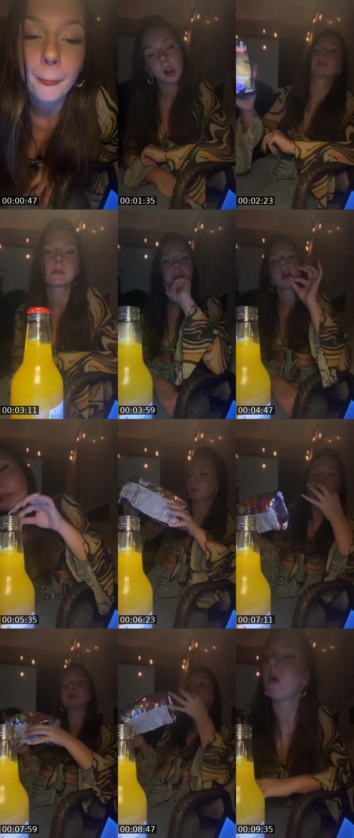 Contact-sheet preview of itsphoebe's Liveme recording