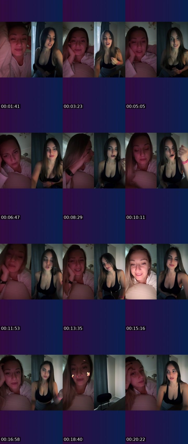 Contact-sheet preview of 𝓑𝓔ℛℛ𝓨 ✨'s Liveme recording
